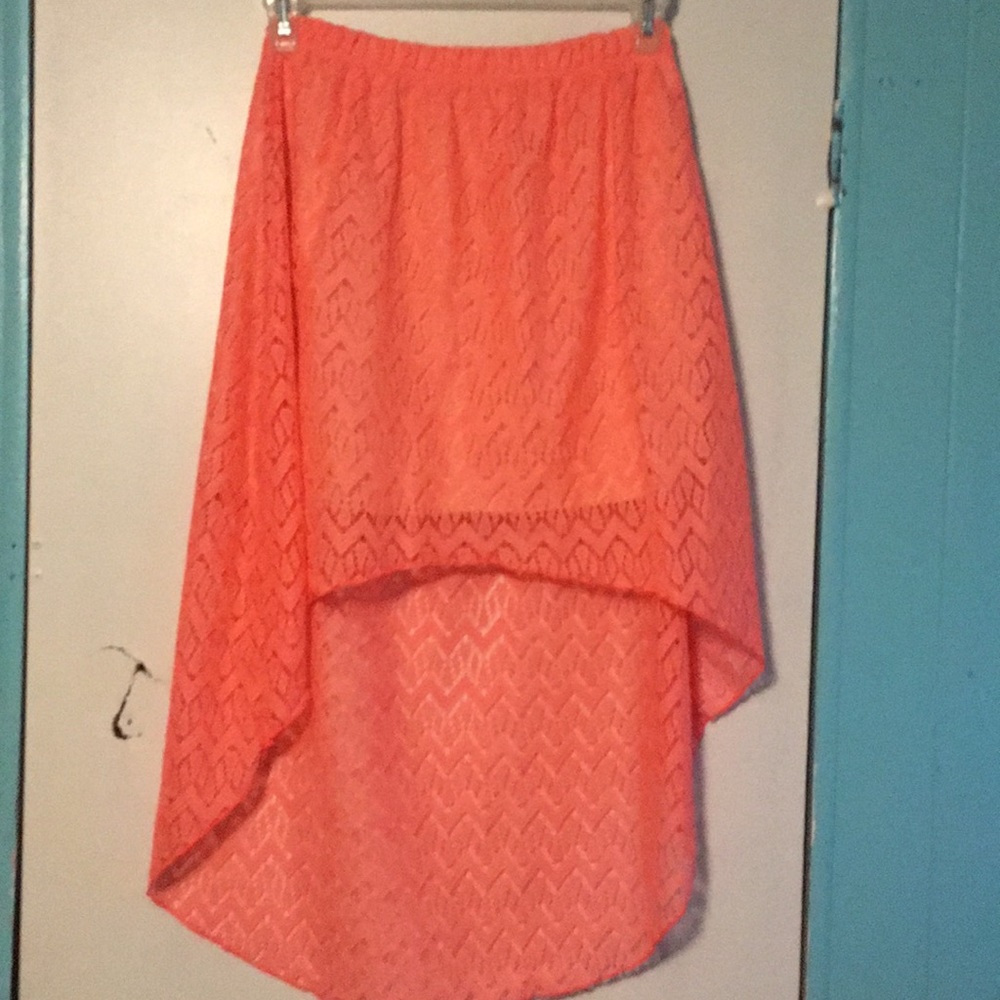 Girls High-Low Skirt Size L (12)